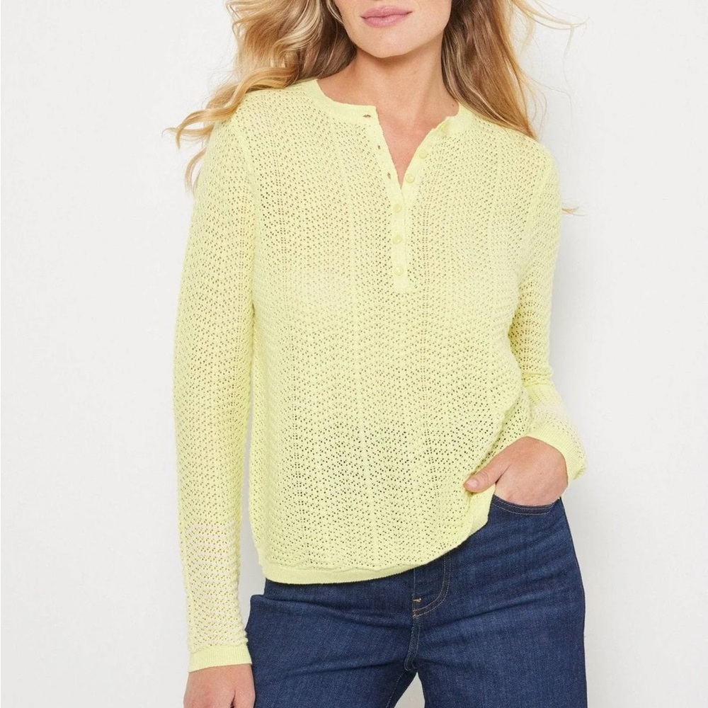 Lisa Todd Lemon Knit Sweater